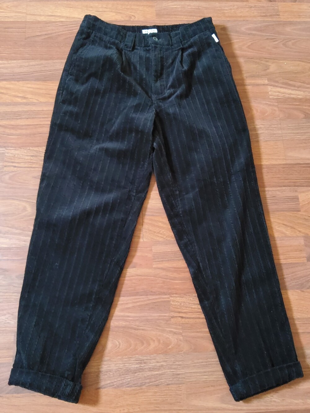 Banks Journal Dana Men's Black Cuffed Corduroy Pants - Size 30 NWT​